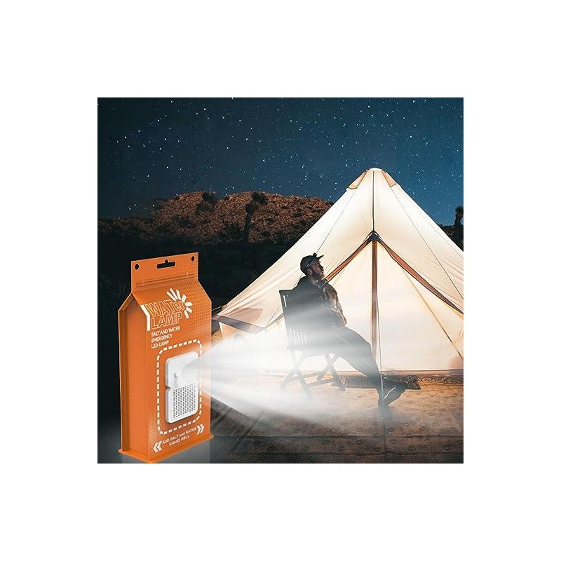 Lumi-Charge Portable Salt Water Emergency Lantern - No Battery Required