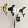 XSGTZMJ 4 Pcs Decorative Hooks Dolphin Styling,Dolphin Coat Hook for
