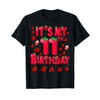 Kids 11 Year Old Strawberry Birthday Girl Sweet Fruit 11th