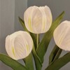 Tulip Night Light Soft Light Exquisite Ceramics PU Flower Table