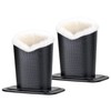 Aatacas Pack of 2 Plush Lined Eyeglasses Holder Stand Protective