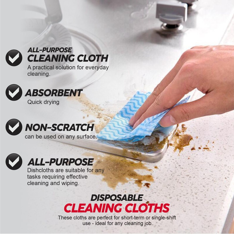 Cleaning Cloths Super Absorbent All Purpose Cloth Washable Reusable Kitchen