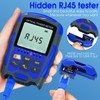 Portable Optical Power Meter A-M70 Fiber Optic Tester 10-Wavelength with
