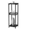 GHIMIGN 10" Wide Square Drink Table with Adjustable Feet -