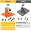 Nilight 2PCS Tractor Bucket Grab Hook 3/8'' Heavy Duty Drop