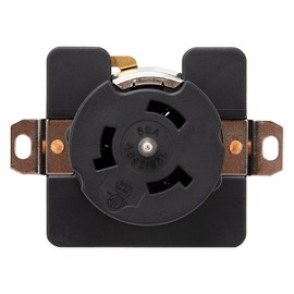 Nema SS 2-50R 50Amp 125/250V Marine Shore Power Socket, SS2-50R Female 50Amp 125/250V Receptacle Straight Blade 50AMP Receptacle (CS6369)