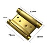 2Pcs Gold Color 3'' Cafe Saloon Door Hinges Double Action