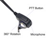 Walkie Talkie Earpiece with Mic 2 Pin D Shape Ear-Clip