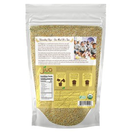 Jiva Organics Browntop Millet 2 LB Bag | Whole Grain, Gluten-Free & Organic | Protein & Fiber-Rich Superfood for Healthy Indian Cooking