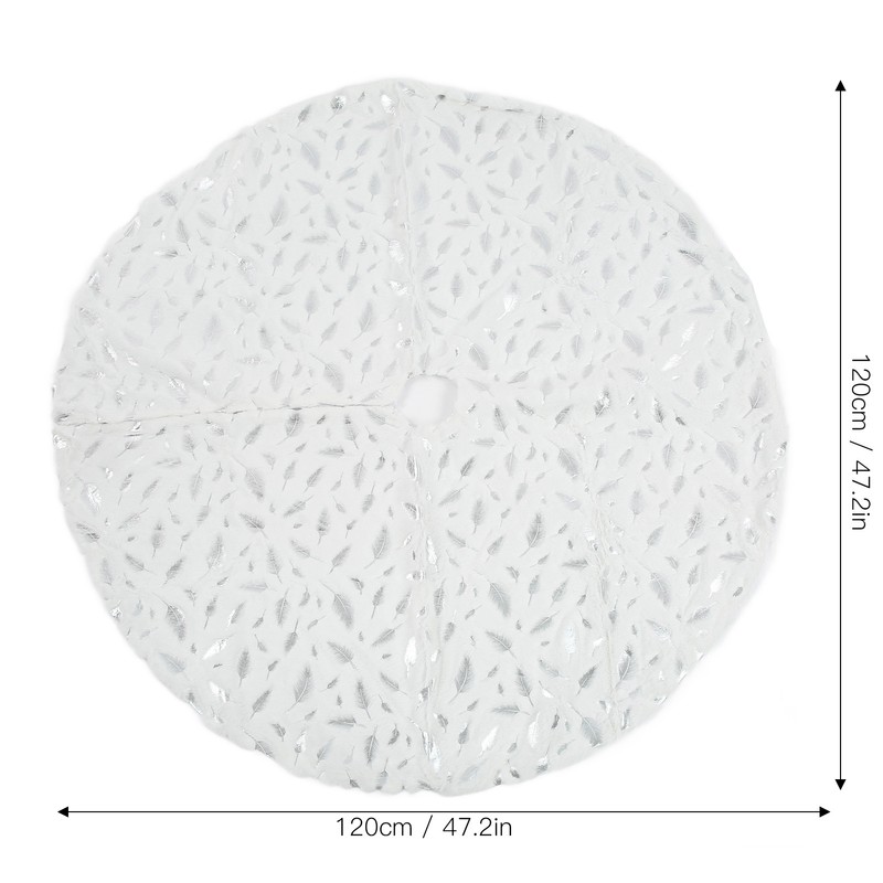 Christmas Tree Skirt Multi Purpose Elegant Appearance Soft Comfortable Xmas