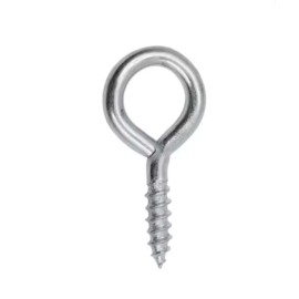 Everbilt #6 Zinc-Plated Lag Screw Eyes Bolt Hooks (25-Pack) 803672