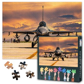 Puzzle 1000 Pieces - Aeroplane Art, Puzzles for Adults 1000 Pieces (Warplane Series), Challenging Puzzles for Adults, Educational Games Home Decoration (70 x 50 cm)