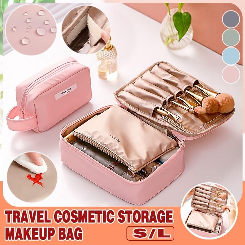 Travel Cosmetic Storage Makeup Bag Toiletry Wash Organizer Waterproof Portable,
