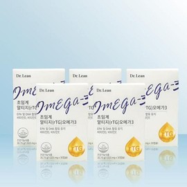 Dr. Lin (셀러허브)닥터린 초임계 알티지 오메가3 1025mg x 30캡슐 x 5개 / iuy (S35370567) (SellerHub) Dr. Lin Supercritical RGT Omega-3 1025mg x 30 capsules x 5 packs / iuy (S35370567)