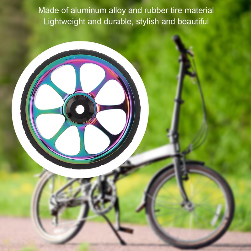 Aluminum Alloy Folding Bike Easy Wheel 82mm Widened Bearing Easy