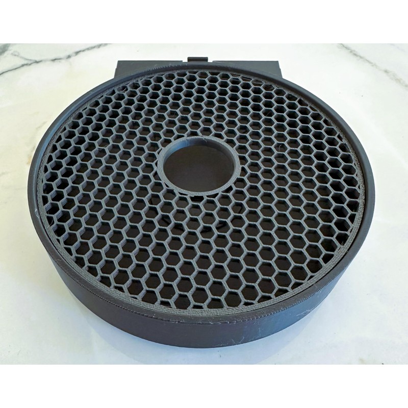 Replacement Drip Tray For Ninja Slushie Machine Honeycomb Style Black/White