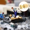PATIKIL 5mm+6mm M2.5 Standoff Screws, 40 Pack Brass Hex PCB