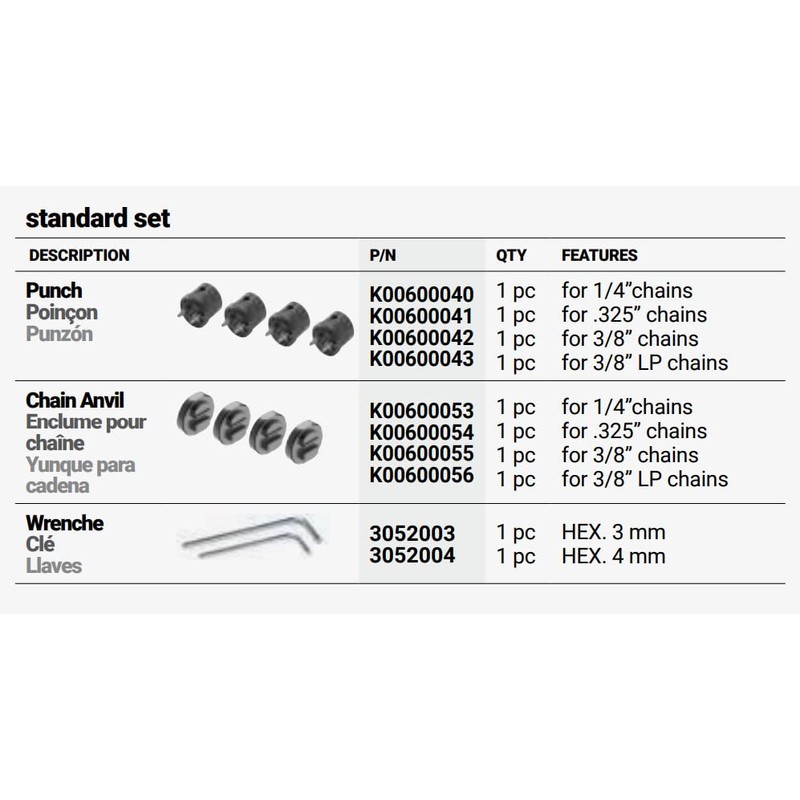 Tecomec Heavy Duty Double Punch Chain Breaker
