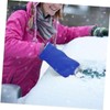 GLEAVI 3pcs Car Snow Scraper with Glove Ice Scraper Mitt