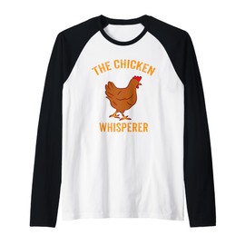 Chicken Whisperer- Love Chicks Fun Kids Mens Women Farm Gift Raglan Baseball Tee