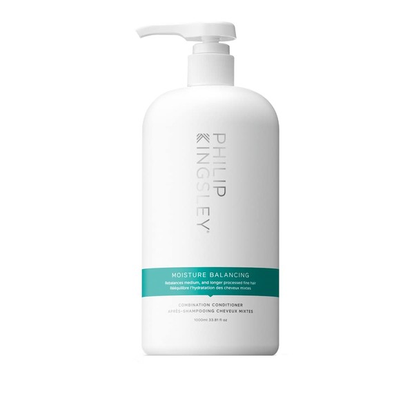 PHILIP KINGSLEY Moisture Balancing Combination Conditioner | Restore Shine, Softness and Hydration to your Hair, 33.8 oz.
