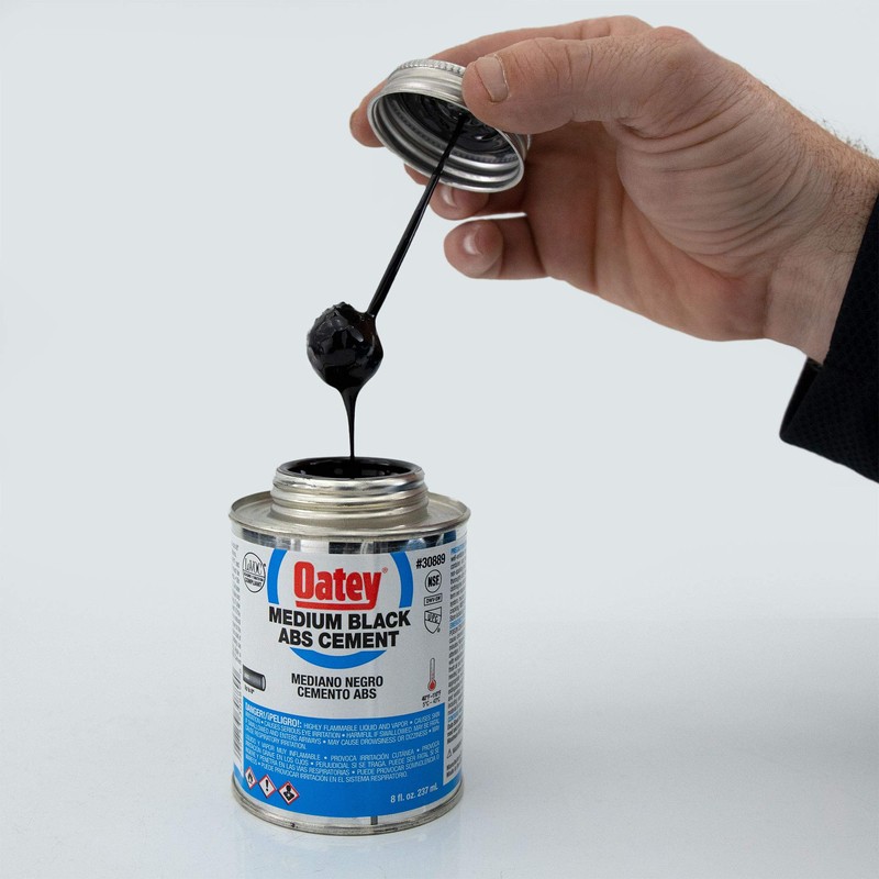 RecPro Medium Black ABS Cement 8 fl. oz. | RV