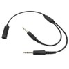 HELETUL Aviation Adapter Cable U174 (1 Female 2 Male)