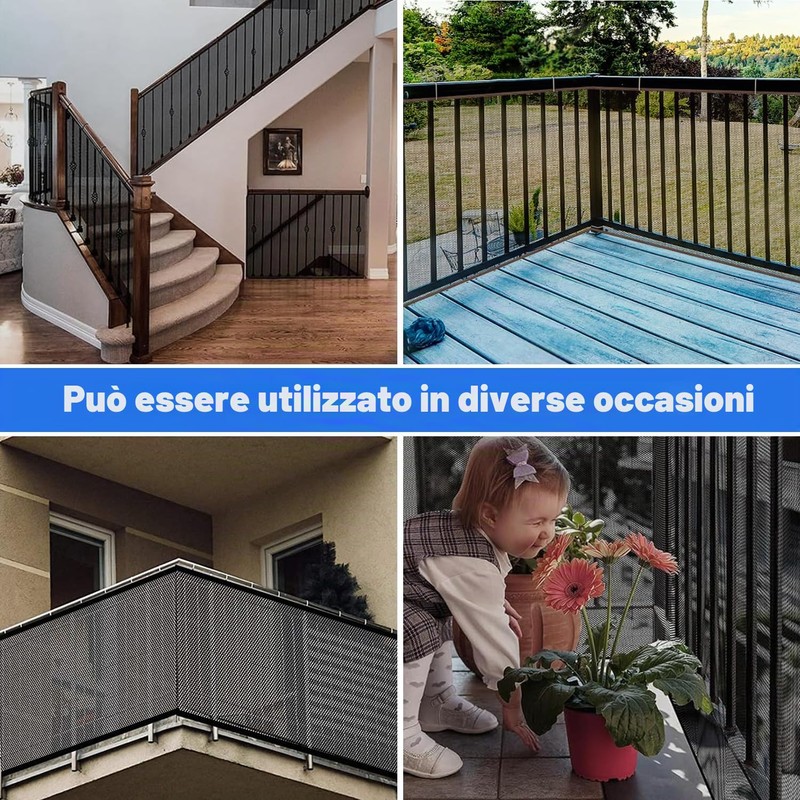 Rete di sicurezza per bambini e neonati, scala di protezione