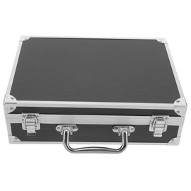 Housoutil Toolbox for Men Aluminum Case Hard Briefcase Metal Briefcase Aluminum Storage Box
