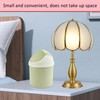 ZGWANSUI 2Pcs Desktop Trash Can with Swing Lid & 120