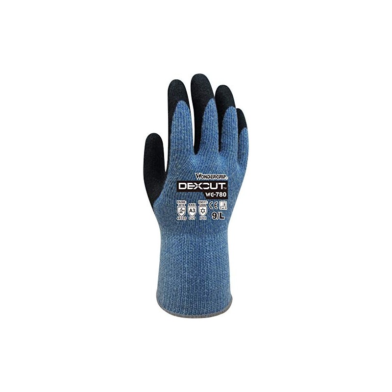 Wonder Grip WG-780 Dexcut Work Gloves, Cut Resistant with Cold