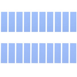 ZDE M.2 Thermal Pad 10PCS 70x22x1mm and 10PCS 70x22x0.5mm for M.2 2280 SSD NVMe Heatsinks Thermal Conductive Silicone Pads for Raspberry Pi SSD Laptop Computer CPU GPU LED IC Chipset Cooling