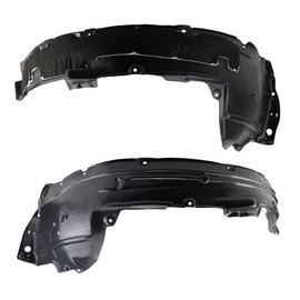 TRQ TRQ Front Inner Fender Liner Set Compatible with 2012-2014 Honda CR-V HO1248155 HO1249147