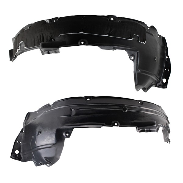 TRQ TRQ Front Inner Fender Liner Set Compatible with 2012-2014