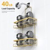 AKTECKE Shower Caddy Hanging Bathroom Organizer: Rustproof Shelf for Inside