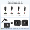 Itramax Flat USB C Cable 30FT/9M 2Pack,Right Angle Extra Long