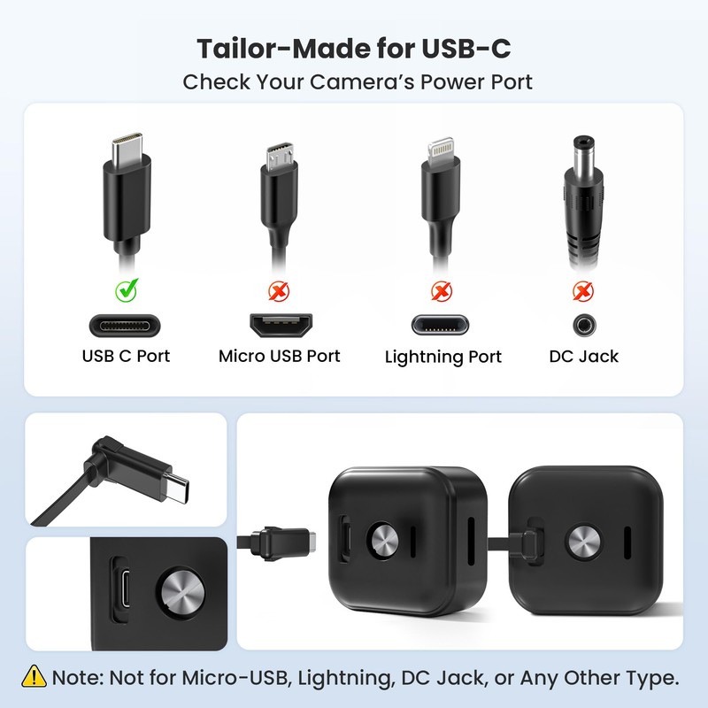 Itramax Flat USB C Cable 30FT/9M 2Pack,Right Angle Extra Long