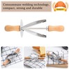 Croissant Roller Cutter Multi Function Stainless Steel Slices Tool Portable
