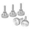 sourcing map M3x10mm Knurled Thumb Screws, 5pcs 304 Stainless Steel