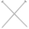 40 Pack - 10" Solid Galvanized Non-Rust Metal Garden Stakes,