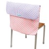 namioto yaf121123 Disaster Prevention Hood Cover, Pink Check x Purple