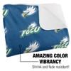 Florida Gulf Coast University Blanket, 50"x60" Logo Pattern, Silky Touch