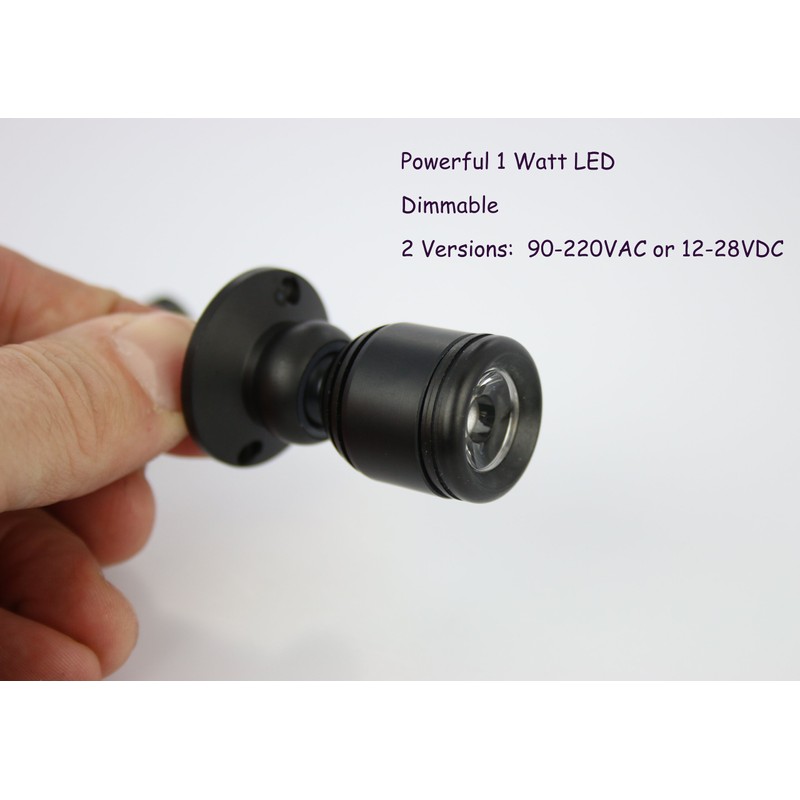 Micro Pivoting LED Spotlight - 1 Watt High Power LED