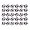 Elizabeth 304 Stainless Steel Single Wire Rope Clips 30pcs (Fits