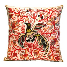 ZUODU 18x18 or 45x45cm Hand Made National Embroidery Bohemian Housewarming Car Home Decoration Cushion Cover/Throw Pillow Cover (Pattern-19)