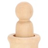 40Pcs Wooden Pegs Natural Unfinished Develop HandsOn Skills Wood Crafts