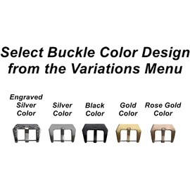 NICKSTON Yellow Brushed Genuine Leather Strap Compatible with Garmin D2 Air, D2 Air X10, Vivoactive 5 and Vivoactive 3 Smartwatches Band Pins Tool B20 (1. Engraved Silver Color Buckle)