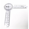 Set of 6 Piece Spinal Finger Goniometer Protractor Ruler 360