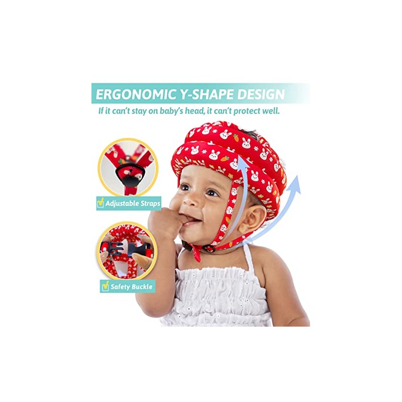 Simply Kids - Casco de bebé para gatear, caminar, protector