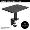 VIVO Clamp-On Universal Height Adjustable Ergonomic Computer Monitor and Laptop